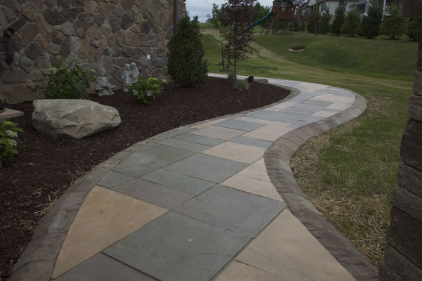 Techo-Bloc Walkway and Curbing